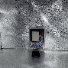 Leaf 2025 In The Game Used Super Swatch Signatures Bruce Smith Auto Mem #SS-BS1