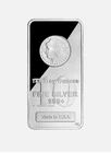 10 oz. Highland Mint Silver Bar - Morgan Dollar Design .999+ Fine