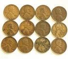 12 Lincoln Cent Wheats 1920 20D 21 23 24 25 25D 25S 26 26D 26S 27D Unique Dates