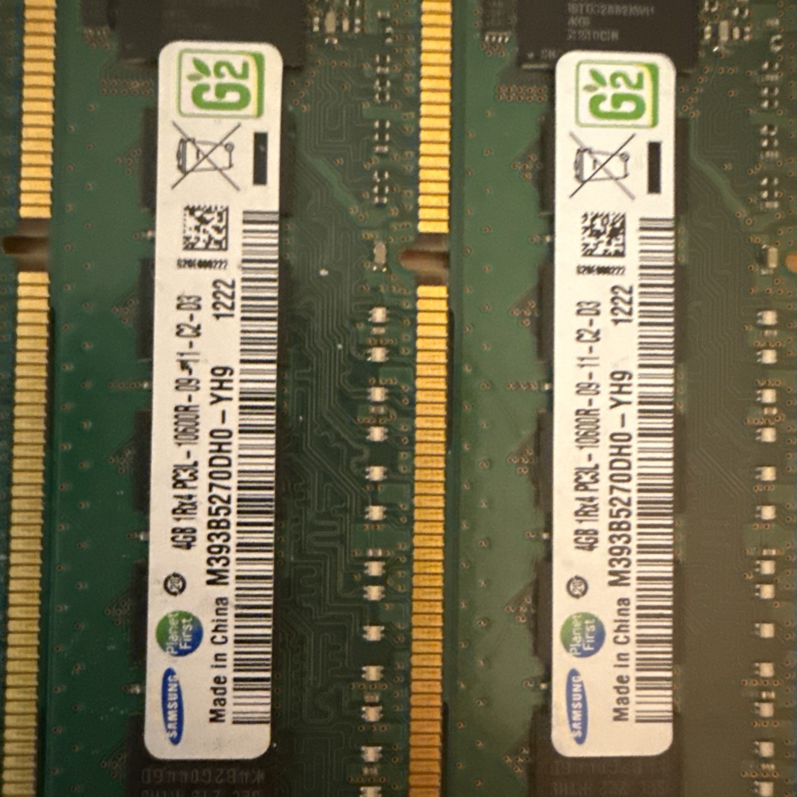 как выглядит Samsung 16GB DDR3 PC3L-12800R ECC Registered Server RAM M393B2G70DB0-YK0 Tested фото