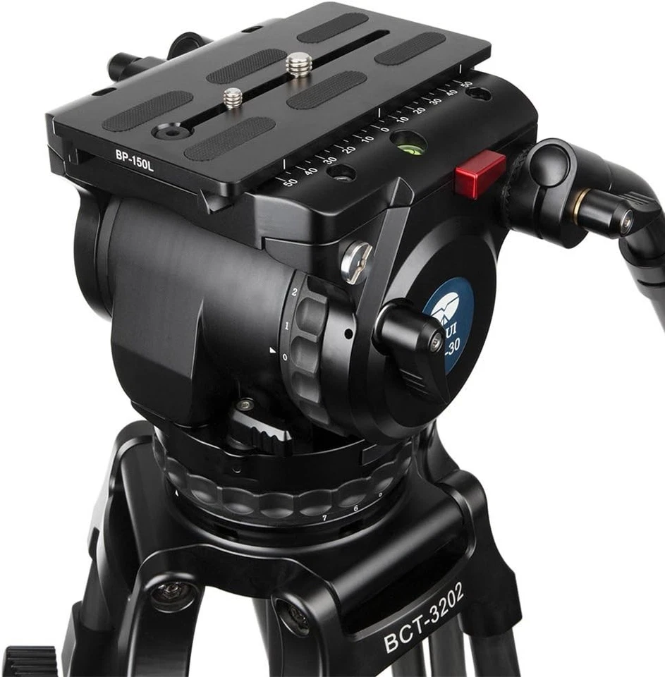 SIRUI BCH-30 Professional Fluid Video Head, Pan/Tilt Friction Control - Image 3 of 4