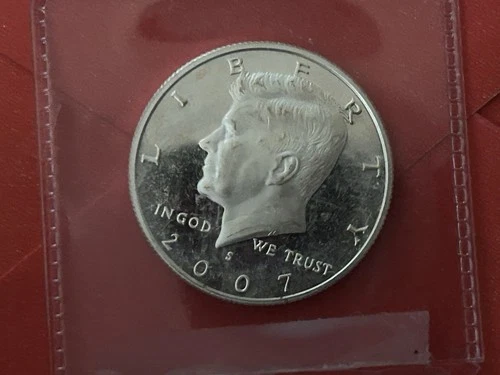 2007 S SILVER Kennedy Half Dollar 50C Uncirculated United States Coin