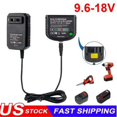 #ad NiCad amp; NiMh Battery Charger for Black amp; Decker 9.6V 18V HPB18 HPB18 OPE Charger $13.99