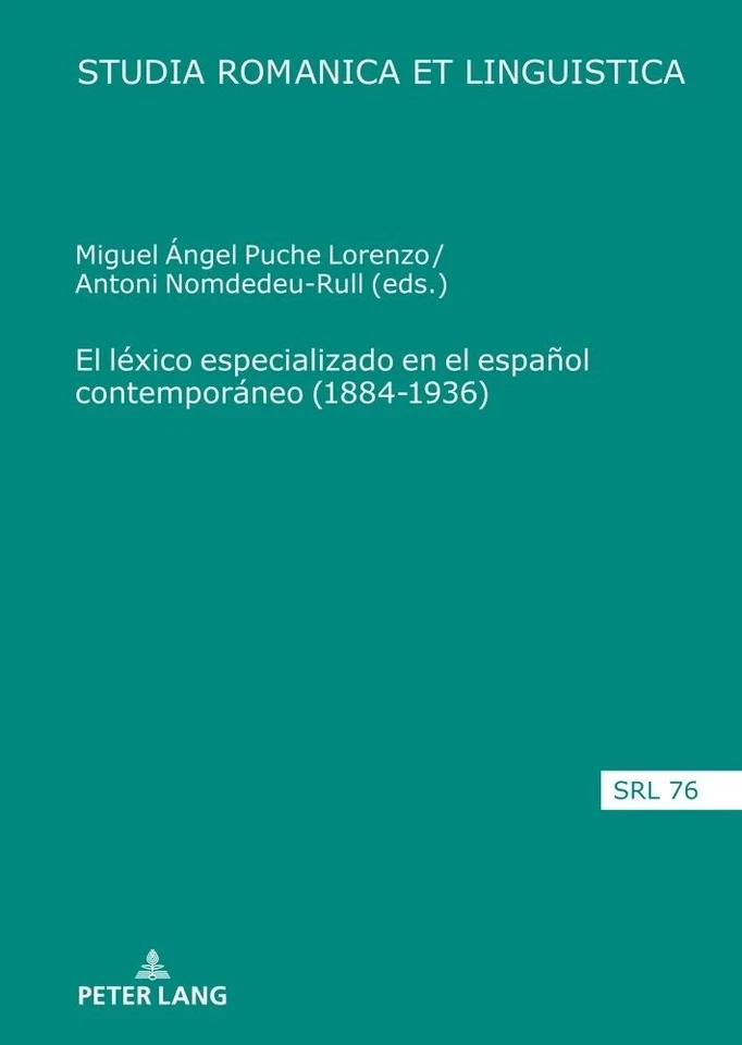 El léxico especializado en el espanol contemporáneo (1884-1936). Studia Romanica - Bild 1 von 1