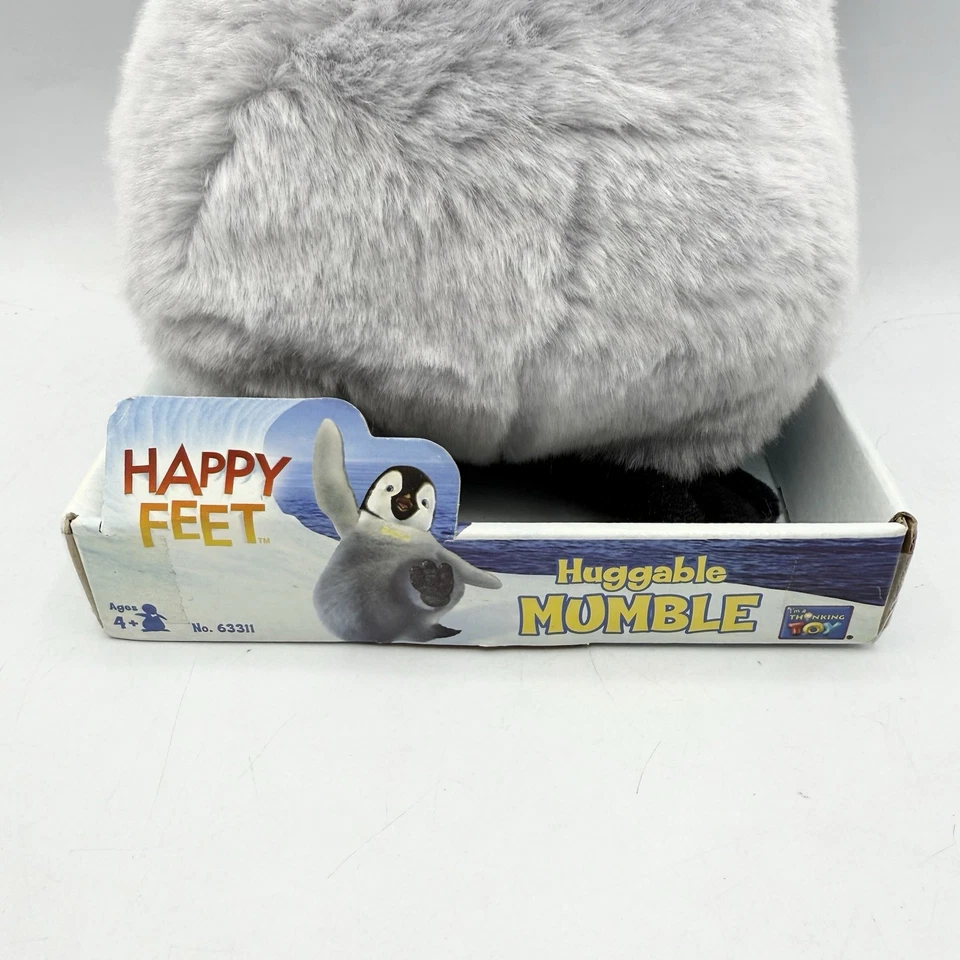 Happy Feet Huggable Mumble 10” Pingüino Peluche Thinkway Juguetes NUEVO NUEVO CON ETIQUETAS (63311) Foto 4 de 4