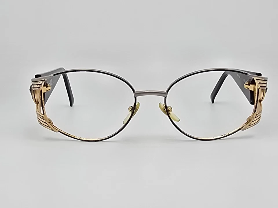 Gafas de sol Versace Mod S64 Col 16L doradas negras marco Italia 55-19-125 Foto 2 de 4