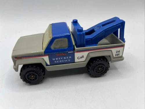 Vtg 1983 Tonka Tough Ones 1100 Scramblers 24 Hr Wrecker Service Tow Truck