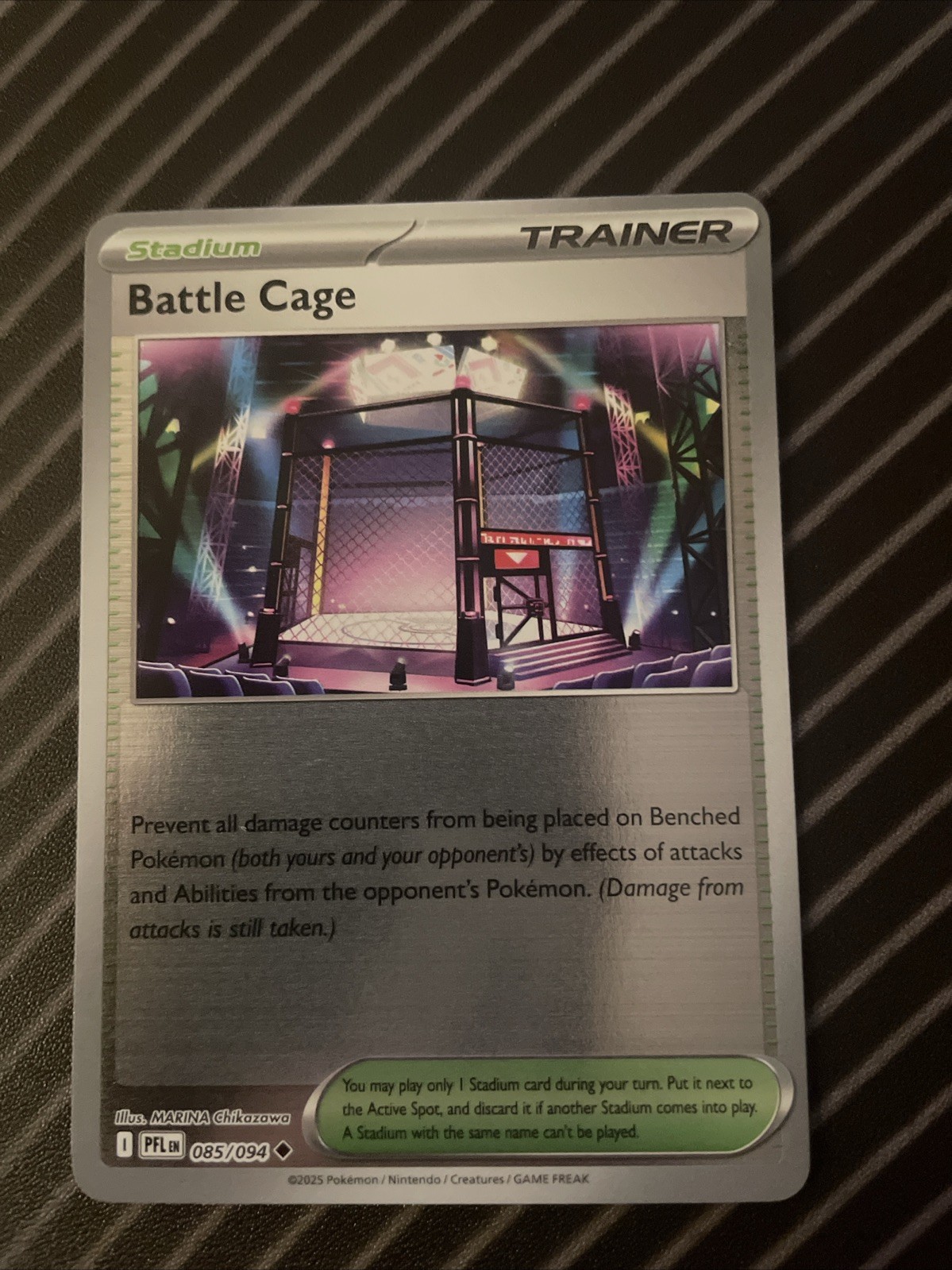 Battle Cage 085/094 Reverse Holo - Near Mint - Phantasmal Flames