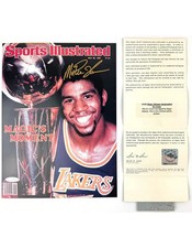 Earvin Magic Johnson signed Photo Los Angeles Lakers JSA Authentication