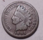 1894 Indian Head Cent Penny - IHC