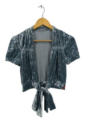 XX BY MEXX Bolero Damen Jacke Gr. DE 38 hellgrau Casual-Look