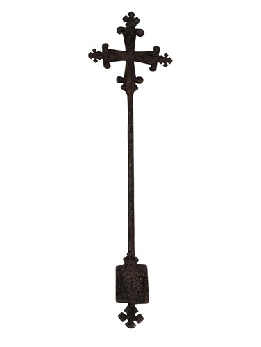 Antique Rare ETHIOPIAN Orthodox Coptic Church Cross From 1800s Unique Design