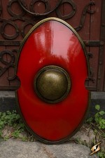 Larp Schild - r&ouml;misches Elliptisches Schild - 70x45 cm  Epic Armoury