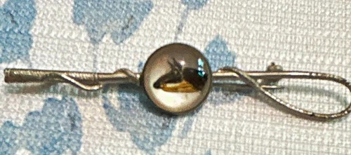 Men's Silver Tone Tie Bar/Clip, Bar Shape Neckwear Accessory