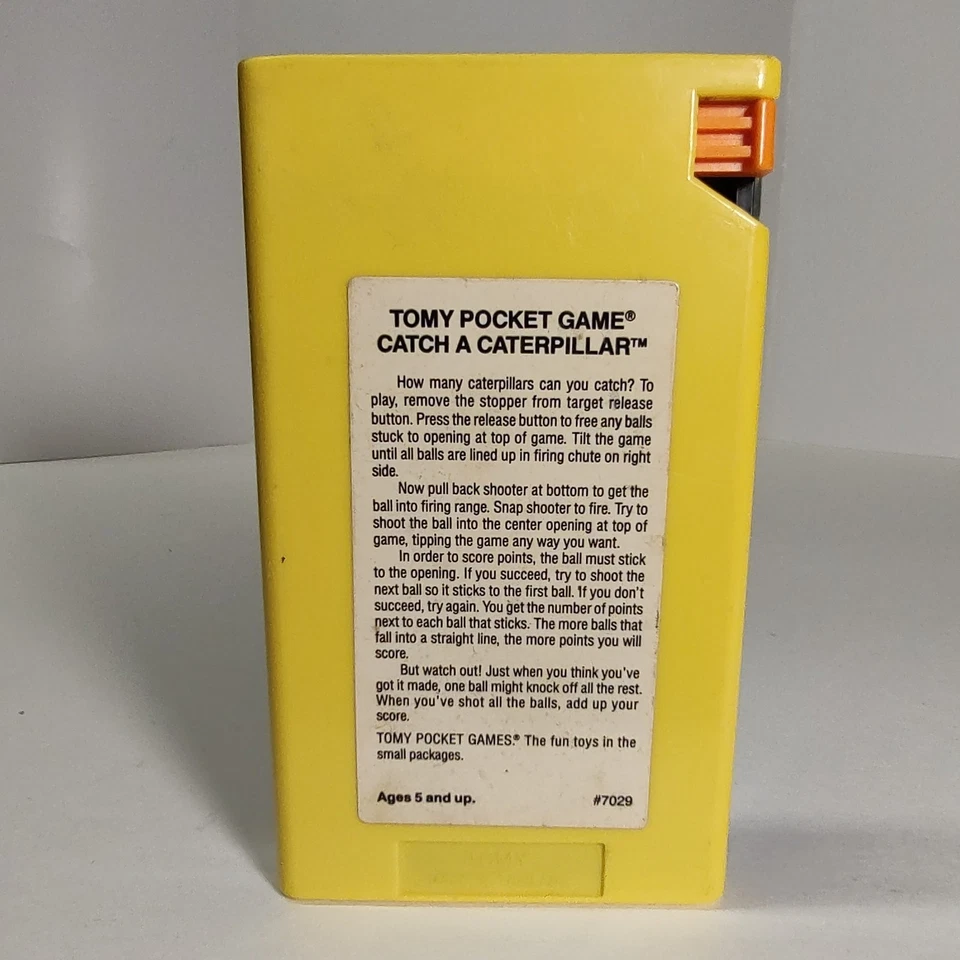 Lote de 3 Juegos Portátil Vintage Fútbol, Oruga y Laberinto de Pelota - Tomy Retro Foto 4 de 4