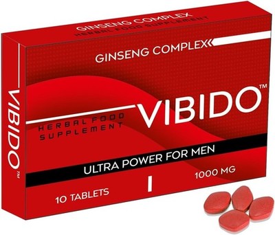 Vibido Ultra Power For Men 100% natürliche Kräutertabletten, Kraftbooster 1000mg