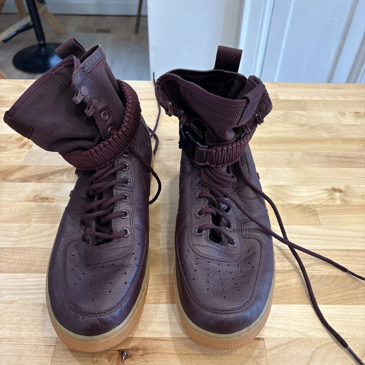 Nike SF Air Force 1 AF1 High Deep Burgundy Boot Shoe Sneaker Army Nike SF Air Force 1 Deep Burgundy | eBay main image 3