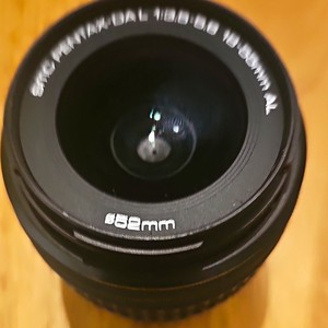 PENTAX smc PENTAX-DA L 18-55mm f/3.5-5.6 Zoom Lens AF/MF 52mm
