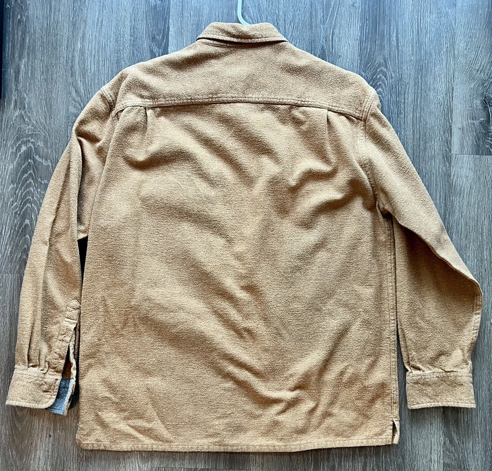 St. John's Bay Men's Brown Jacket Button Down Long Sleeve Shirt