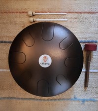 Nataraj Steel Tongue Drum Analogue Metal Percussion with Mallets