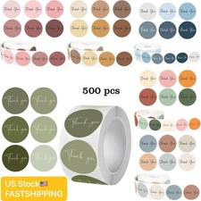 500Pcs 1" Thank You Stickers Thank You For Supporting Small Business Labels