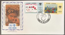 Kap Verde #395-6 FDC 1979; Jahr des Kindes, UN *d