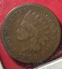 1885 US Indian Head Cent! Good Details! Harder to Find! Lower Mintage!