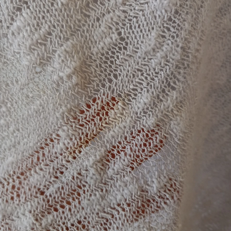 STELLA CARAKASI натуральный люкс хлопок нейлона серый вязаный ассиметричный свитер верхний S/M - Изображение 3 из 4