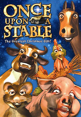 Once Upon a Stable Christmas DVD Animals Christ Birth 2004 New & Sealed Rare