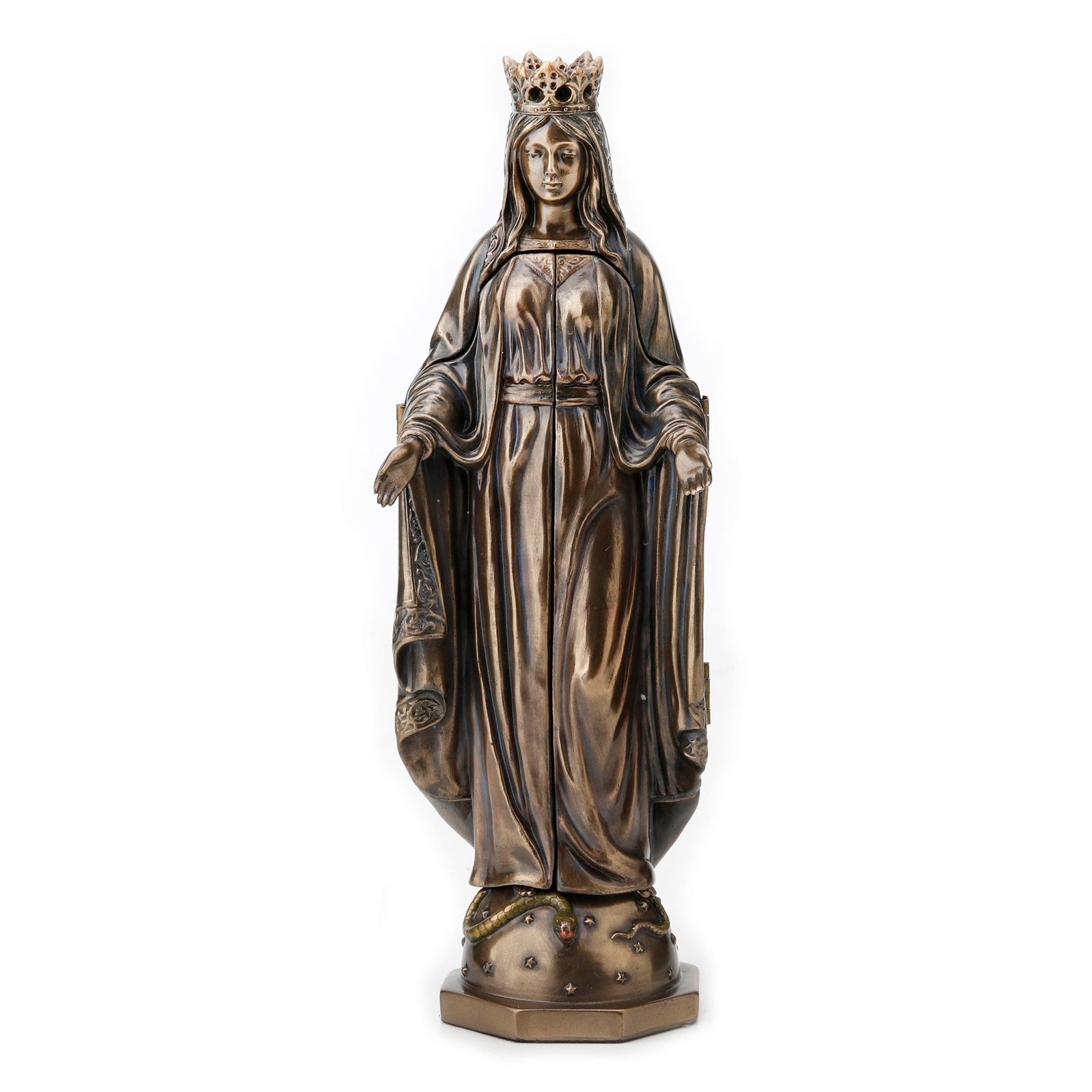 8.07-inch Lady of Grace with Pieta Polyptych Sculpture