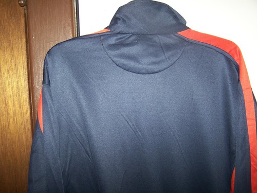 CHICAGO BEARS TEAM NFL APPAREL ZIP UP WARM UP JACKET M ADULT-ORANGE/BLUE - Picture 7 of 7
