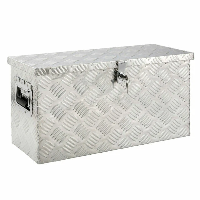 Aluminium Lidded Home Storage Boxes