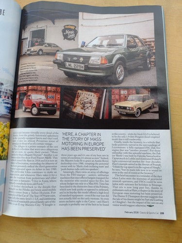 CLASSIC AND SPORTS CAR Magazine February 2018 Petrol Head Retro Collection MGB - Picture 15 of 24