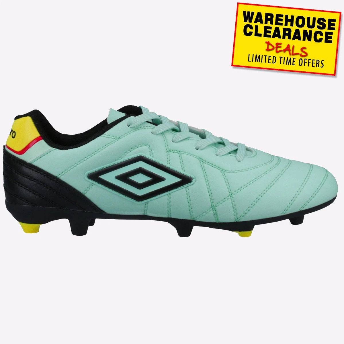 Umbro Speciali Liga Firm Ground Lace up Mens Football Boots Blue