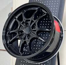 16 Ipw 016 Japan Style Gloss Black Rims Wheels 4x100 Fits 1980-2005 Honda Civic