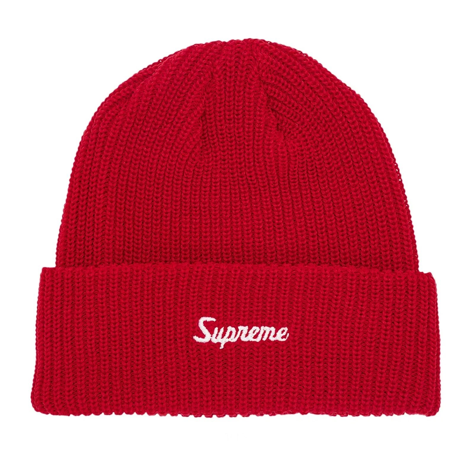 Bonnet rouge Supreme x New Era FW24 Loose Gauge