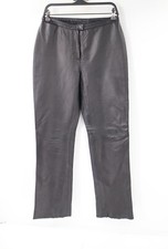 VTG Y2k Express leather Pants Womens 9/10 Bootcut Mid Rise Black biker moto