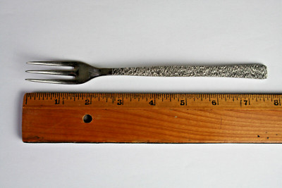 Vintage Viner's Sheffield Studio (Rinde) Muster Edelstahl Dessertgabel
