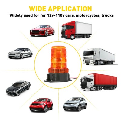 30 LED Amber Emergency Warnng Strobe Lght Beacon Flashng Forklft Truck – La Paz County - Foto 10