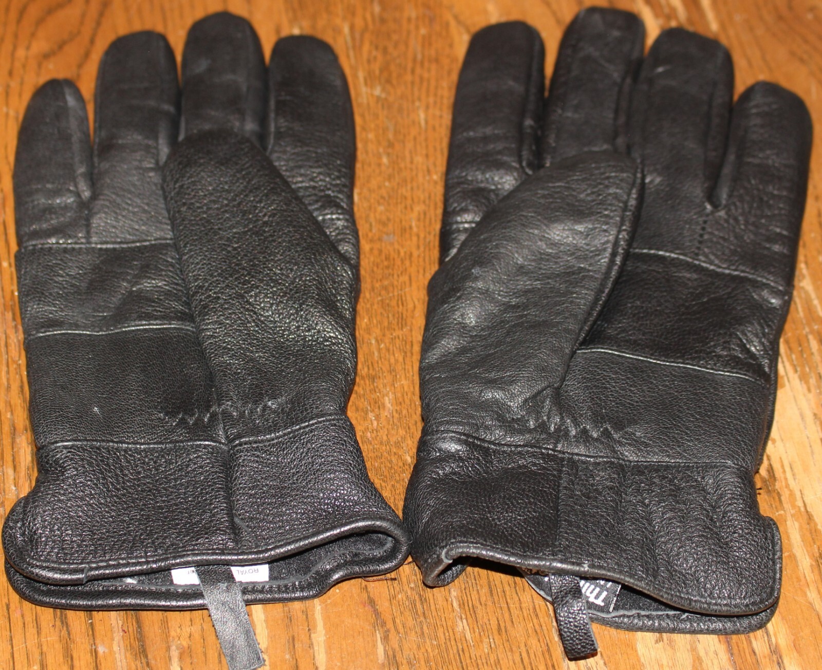 Men's Black Leather Gloves eBay