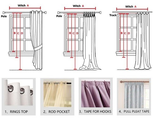 Boho Strick Aushöhlen Fenstergardine Landhaus Retro Häkel Transparent Gardinen - Bild 8 von 25