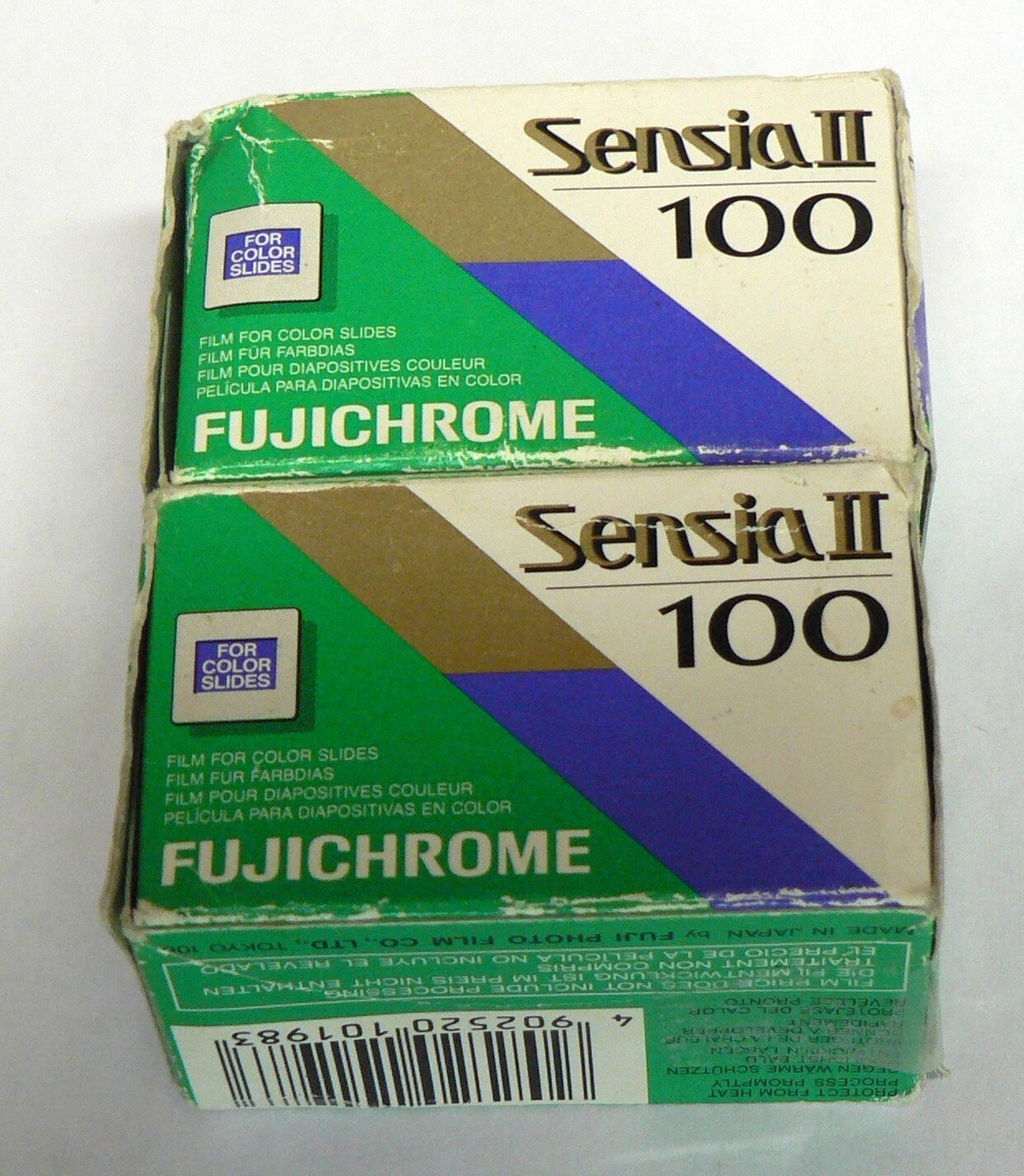 Fujifilm Fujichrome Sensia II 100 expired 35mm color slide film
