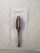 1 NEW FALCON / SGS 1/4" SHANK CARBIDE BURR. SH-5. DOUBLE CUT. USA MADE (S444)