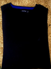 Mens Nautica Long Sleeve Navy Crewneck Sweater Size XL - EUC