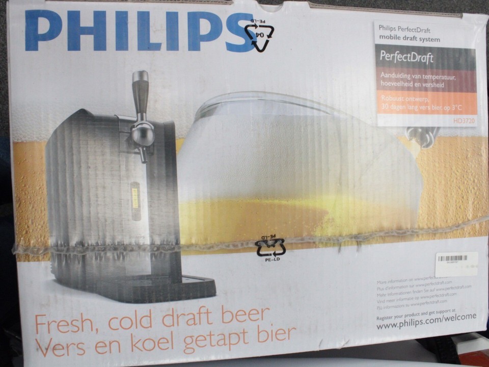 NEW PHILIPS HD3720 PerfectDraft 2.0 Beer Keg Draft Machine SEALED S94
