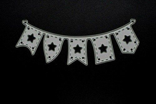Quality Metal Cutting Die Bunting Decorative Borders Card making Scrapbooking A4 - Picture 3 of 4