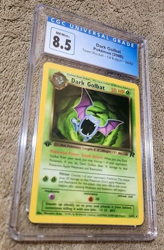 Dark Golbat (1st Edition) graded CGC 8.5 for sale on eBay