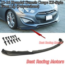 For 2013-2016 Hyundai Genesis Coupe 2dr Ks Style Front Bumper Lip Urethane