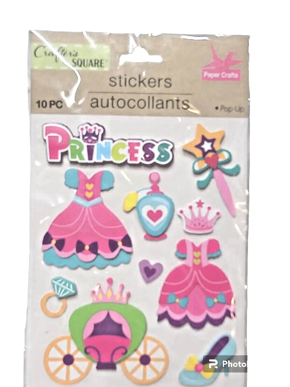Princesas y hadas dimensional Pegatinas para colecciones de Recortes