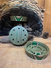 NEW  1- Sweet Caller Laminated Camo X 3.5" Turkey Call Pot with Spray Finish
